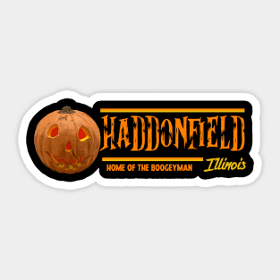 Haddonfield, IL Home of the Boogeyman from Halloween 1978 Sticker